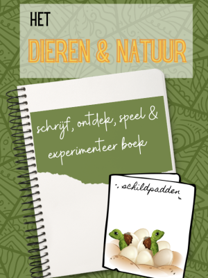 Het dieren & natuur schrijf, ontdek, speel & experimenteerboek